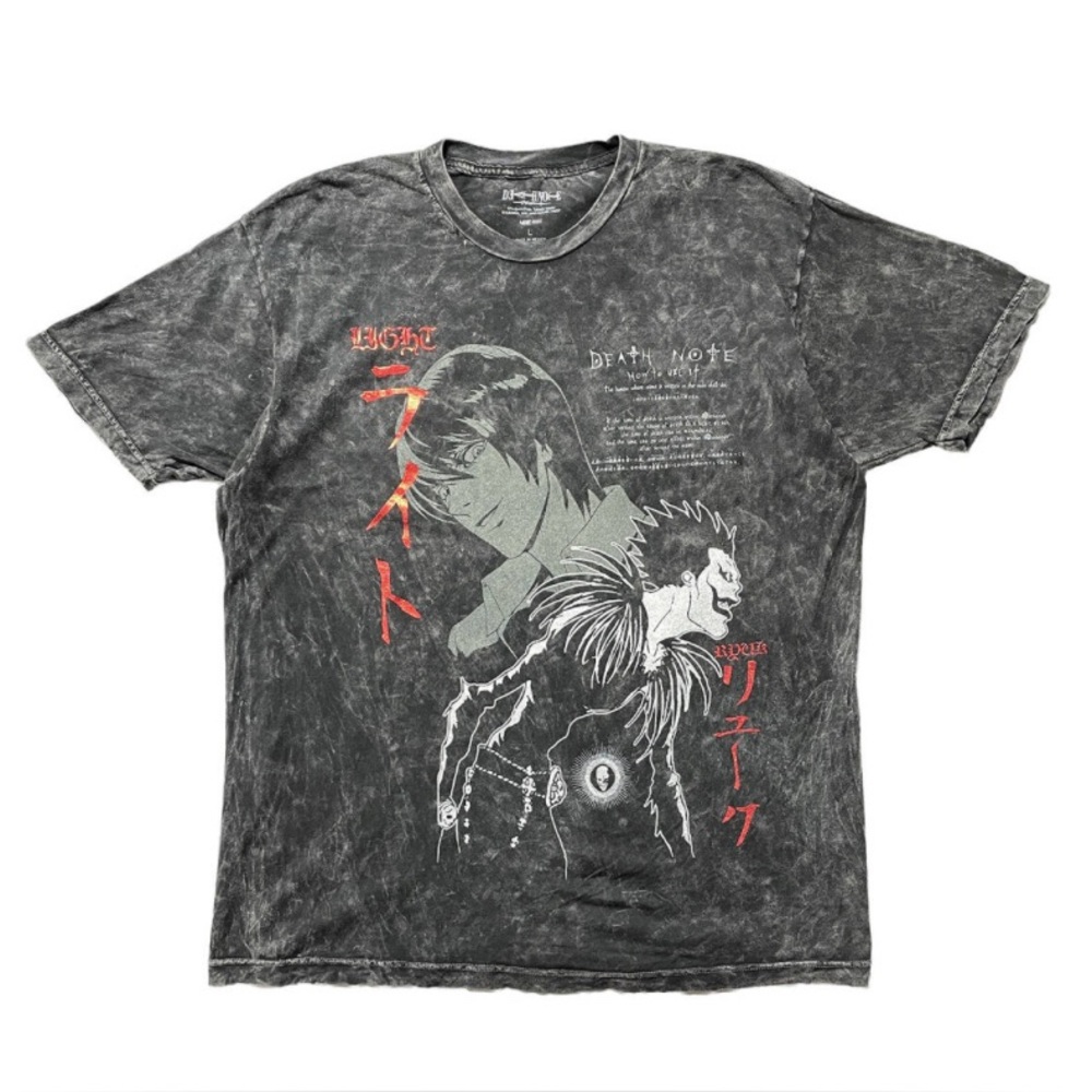 Official Anime Manga Death Note Night God Light Ryuk Gray vintage